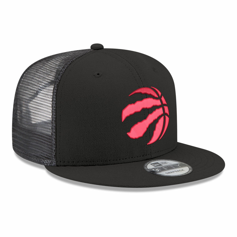 Toronto Raptors Core Logo Meshback 9FIFTY Snapback Hat - Black shop
