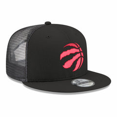 Toronto Raptors Core Logo Meshback 9FIFTY Snapback Hat - Black shop