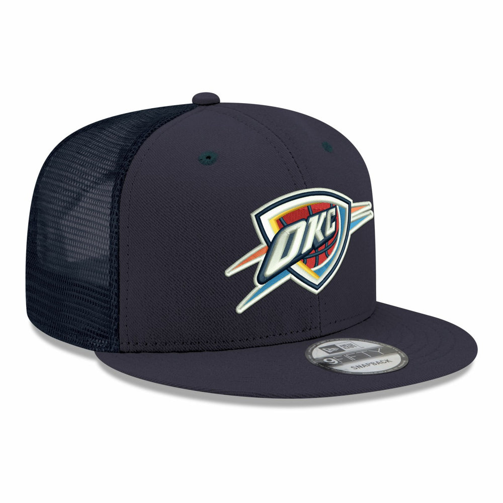 Oklahoma City Thunder Core Logo Meshback 9FIFTY Snapback Hat - Navy cheap