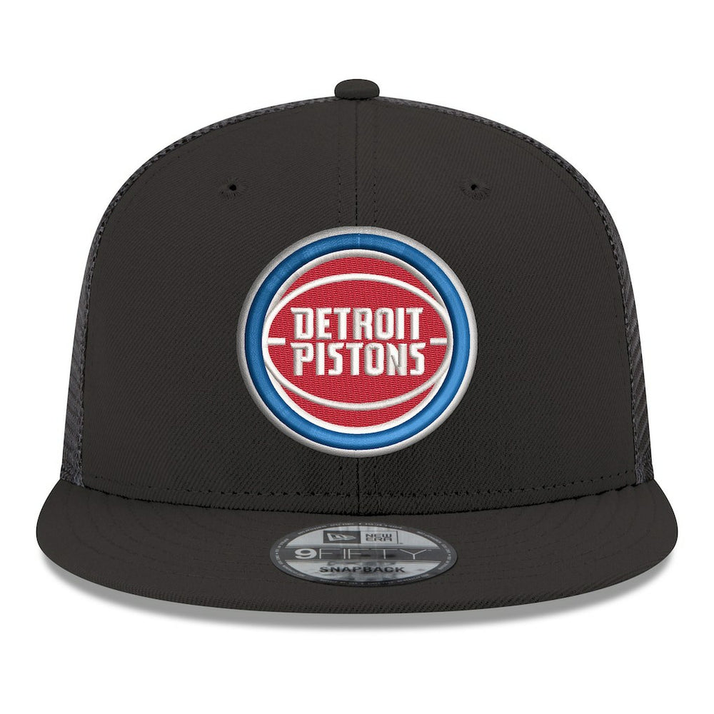Detroit Pistons Core Logo Meshback 9FIFTY Snapback Hat sale - Black on sale
