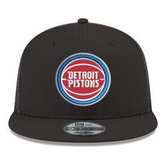 Detroit Pistons Core Logo Meshback 9FIFTY Snapback Hat sale - Black on sale
