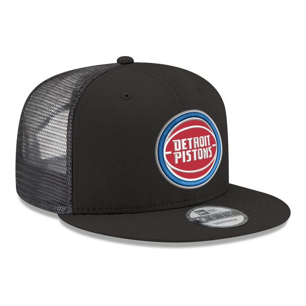 Detroit Pistons Core Logo Meshback 9FIFTY Snapback Hat sale - Black on sale
