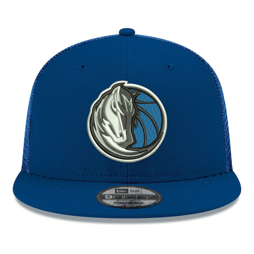Dallas Mavericks Core Logo Meshback 9FIFTY Snapback Hat sale - Navy sale