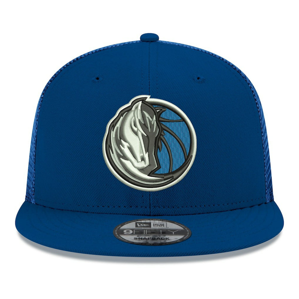 Dallas Mavericks Core Logo Meshback 9FIFTY Snapback Hat sale - Navy sale