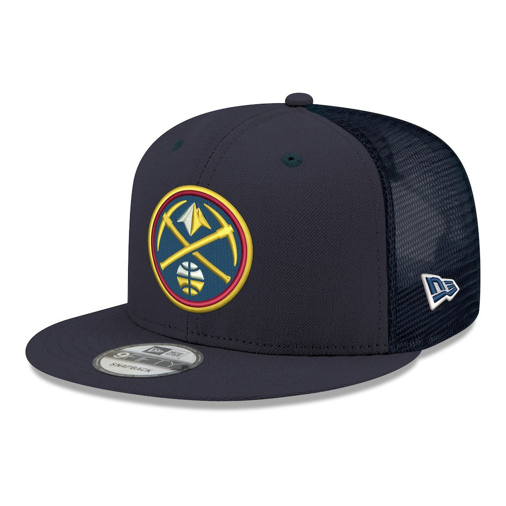 Denver Nuggets Core Logo Meshback 9FIFTY Snapback Hat sale - Navy online