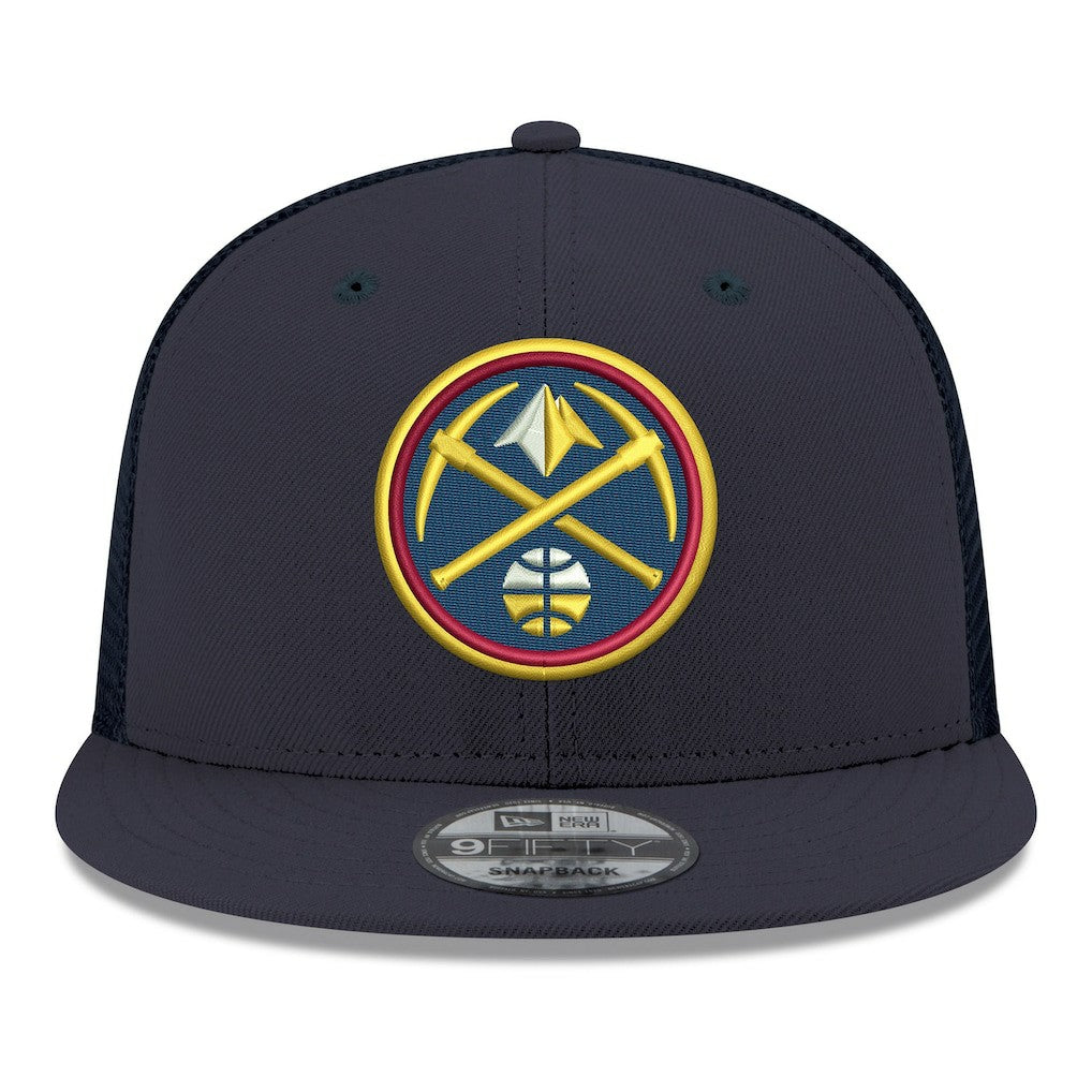 Denver Nuggets Core Logo Meshback 9FIFTY Snapback Hat sale - Navy online