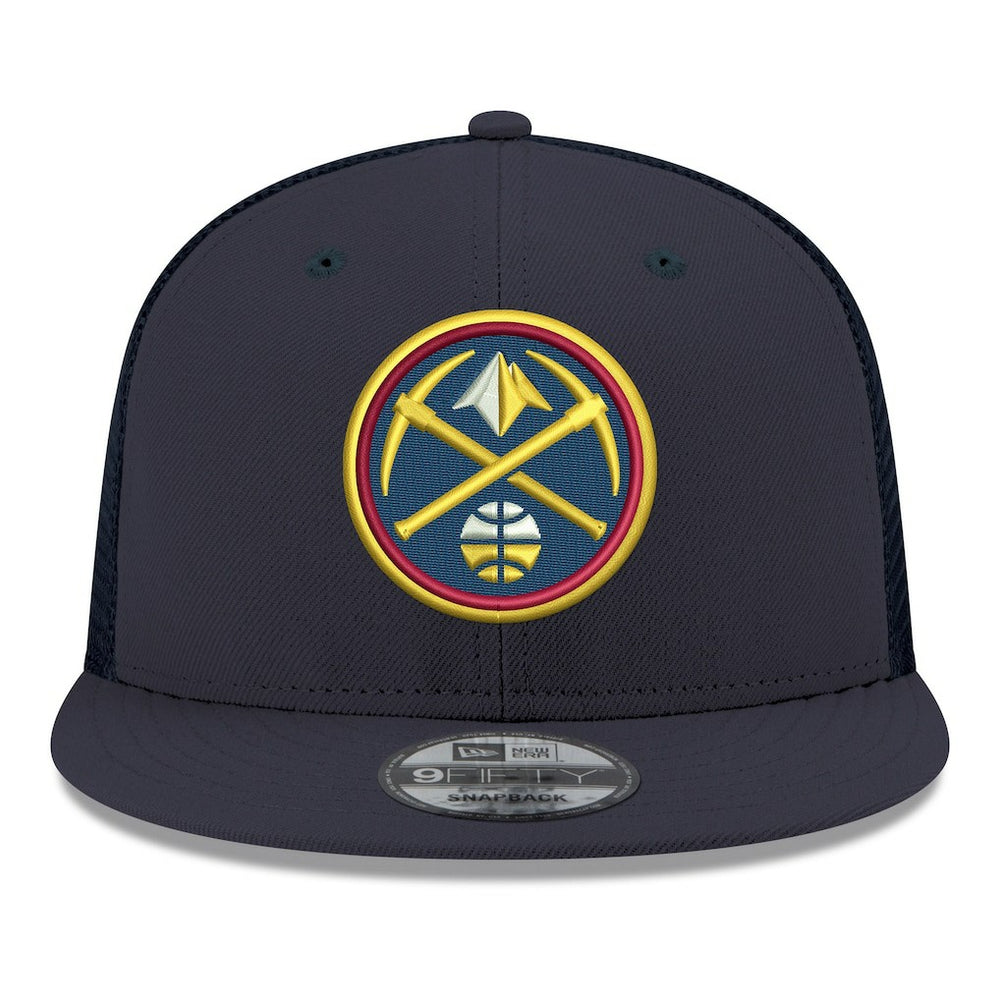 Denver Nuggets Core Logo Meshback 9FIFTY Snapback Hat sale - Navy online