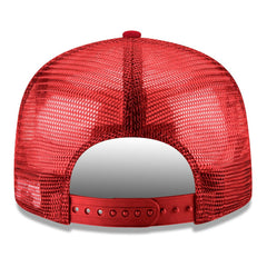 Chicago Bulls Core Logo Meshback 9FIFTY Snapback Hat - Red cheap