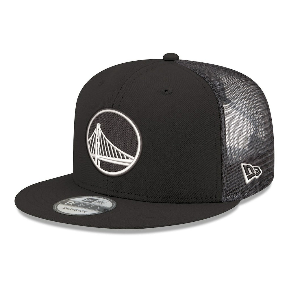Golden State Warriors Core Logo Meshback 9FIFTY Snapback Hat sale - Black sale