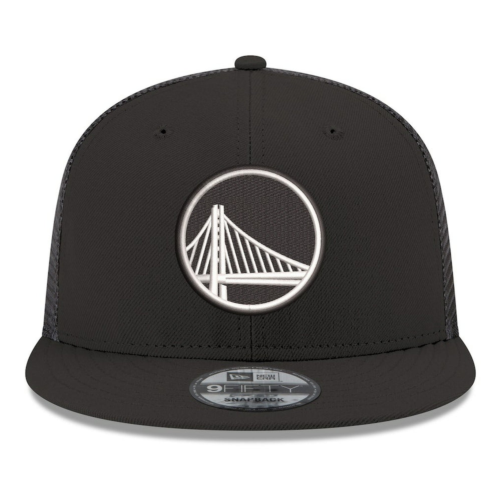 Golden State Warriors Core Logo Meshback 9FIFTY Snapback Hat sale - Black sale