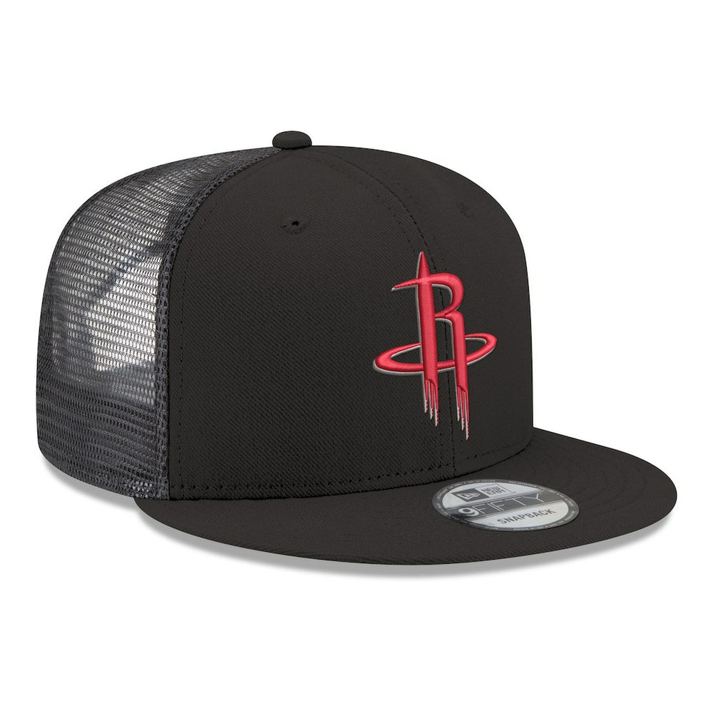 Houston Rockets Core Logo Meshback 9FIFTY Snapback Hat sale - Black outlet