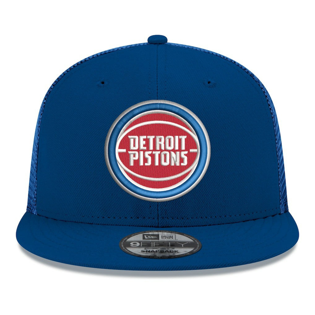 Detroit Pistons Core Logo Meshback 9FIFTY Snapback Hat sale - Blue for sale