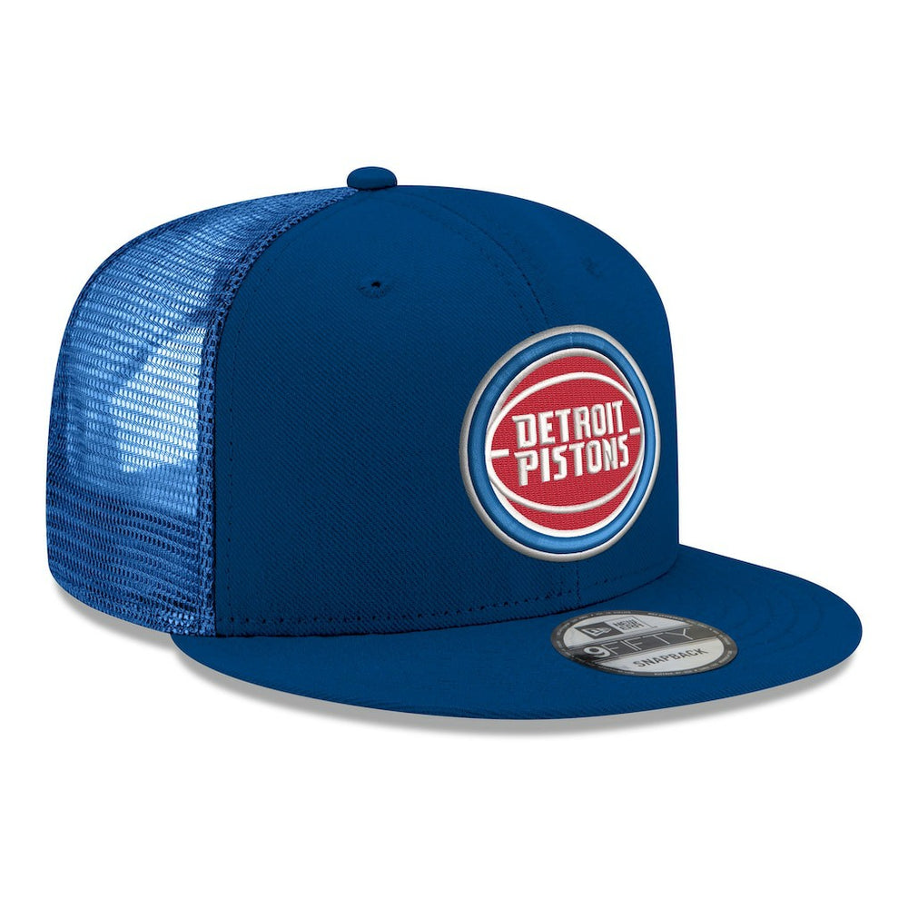 Detroit Pistons Core Logo Meshback 9FIFTY Snapback Hat sale - Blue for sale
