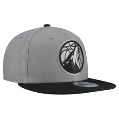 Minnesota Timberwolves Core Logo Storm Gray Two-Tone 9FIFTY Snapback Hat - Gray sale