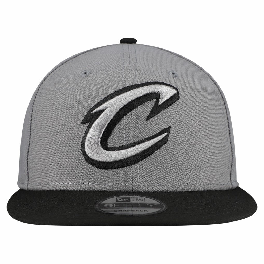 Cleveland Cavaliers Core Logo Storm Gray Two-Tone 9FIFTY Snapback Hat sale - Gray sale