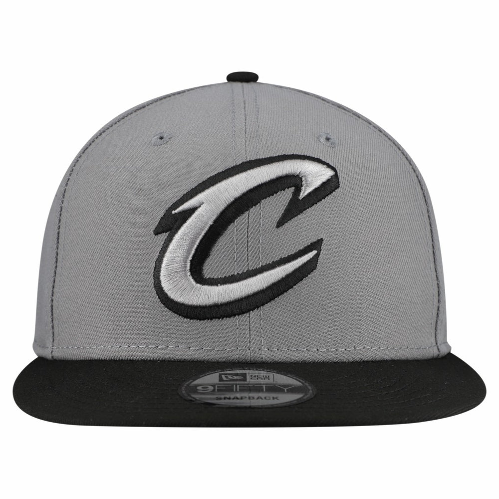 Cleveland Cavaliers Core Logo Storm Gray Two-Tone 9FIFTY Snapback Hat sale - Gray sale