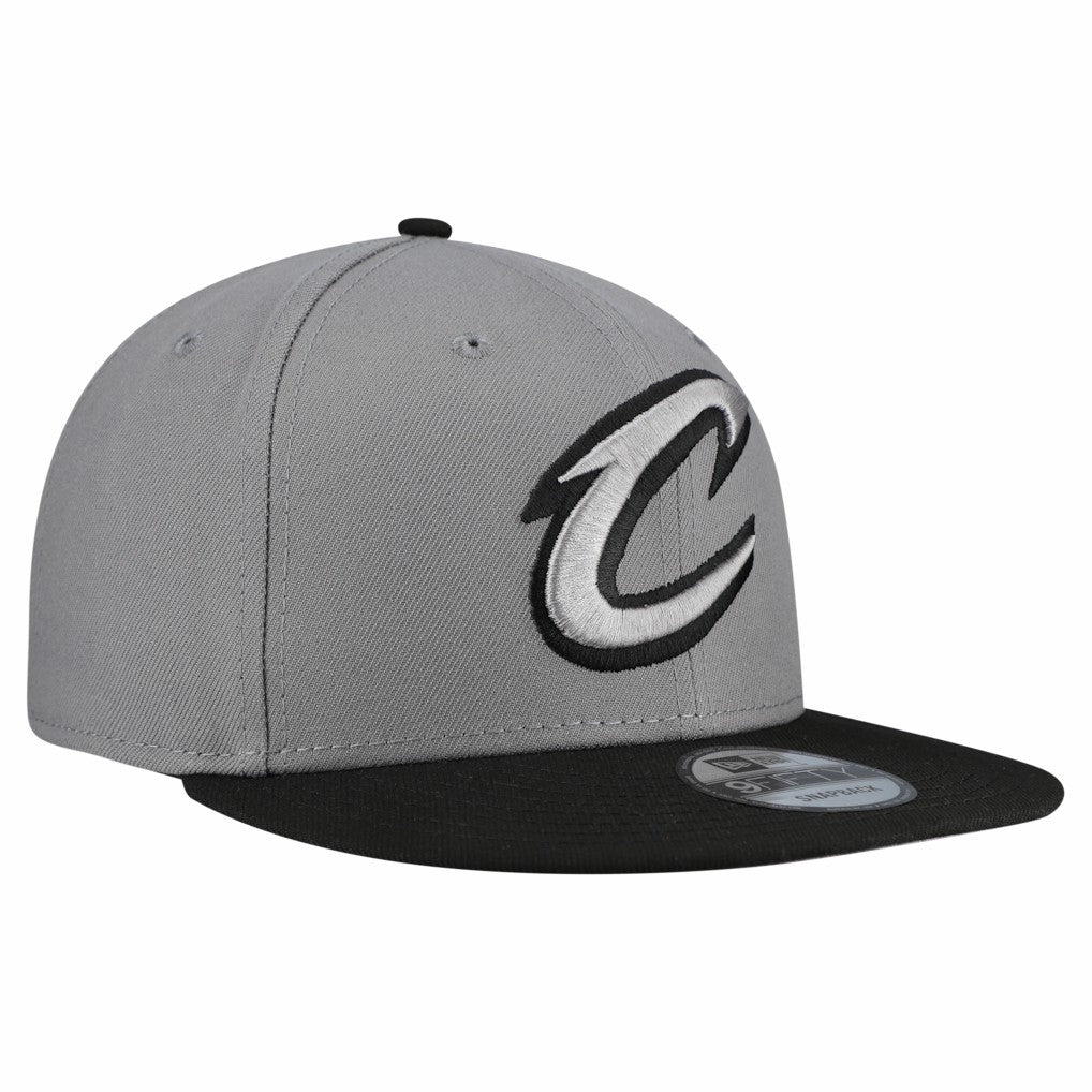 Cleveland Cavaliers Core Logo Storm Gray Two-Tone 9FIFTY Snapback Hat sale - Gray sale