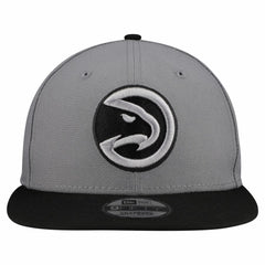 Atlanta Hawks Core Logo Storm Gray Two-Tone 9FIFTY Snapback Hat - Gray on sale