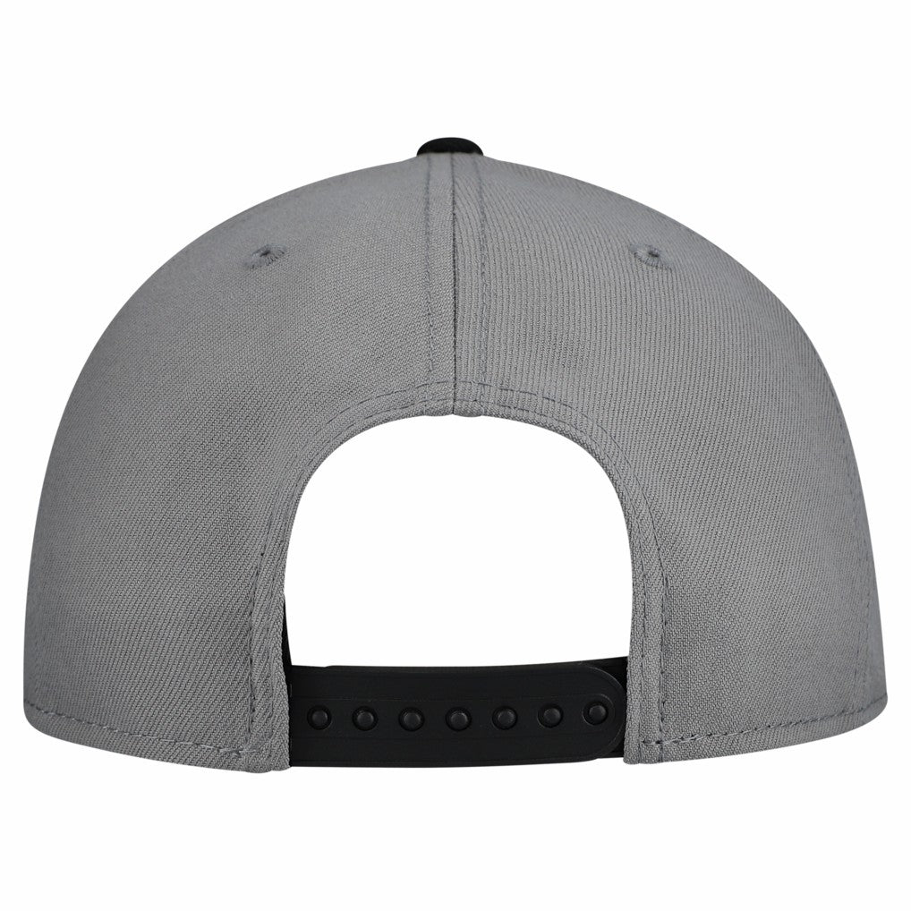 Chicago Bulls Core Logo Storm Gray Two-Tone 9FIFTY Snapback Hat - Gray on sale