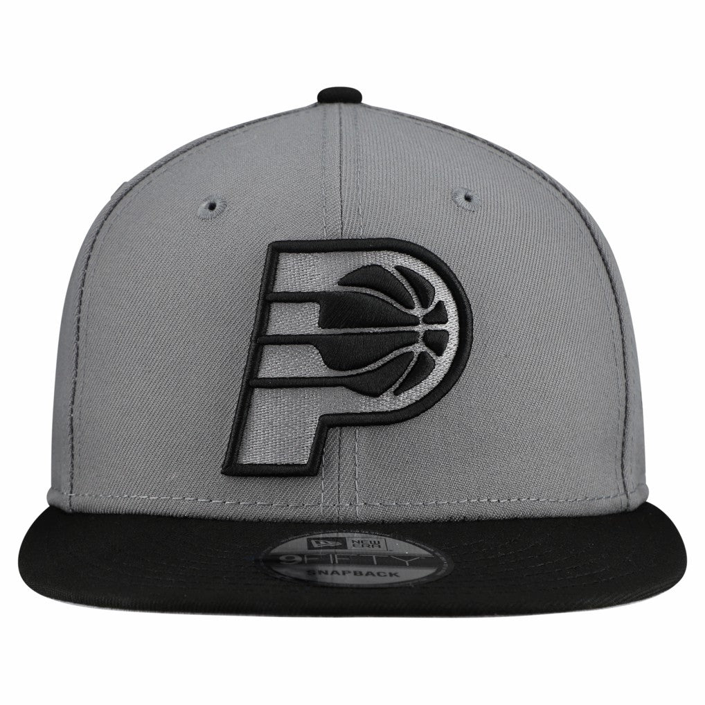 Indiana Pacers Core Logo Storm Gray Two-Tone 9FIFTY Snapback Hat - Gray outlet