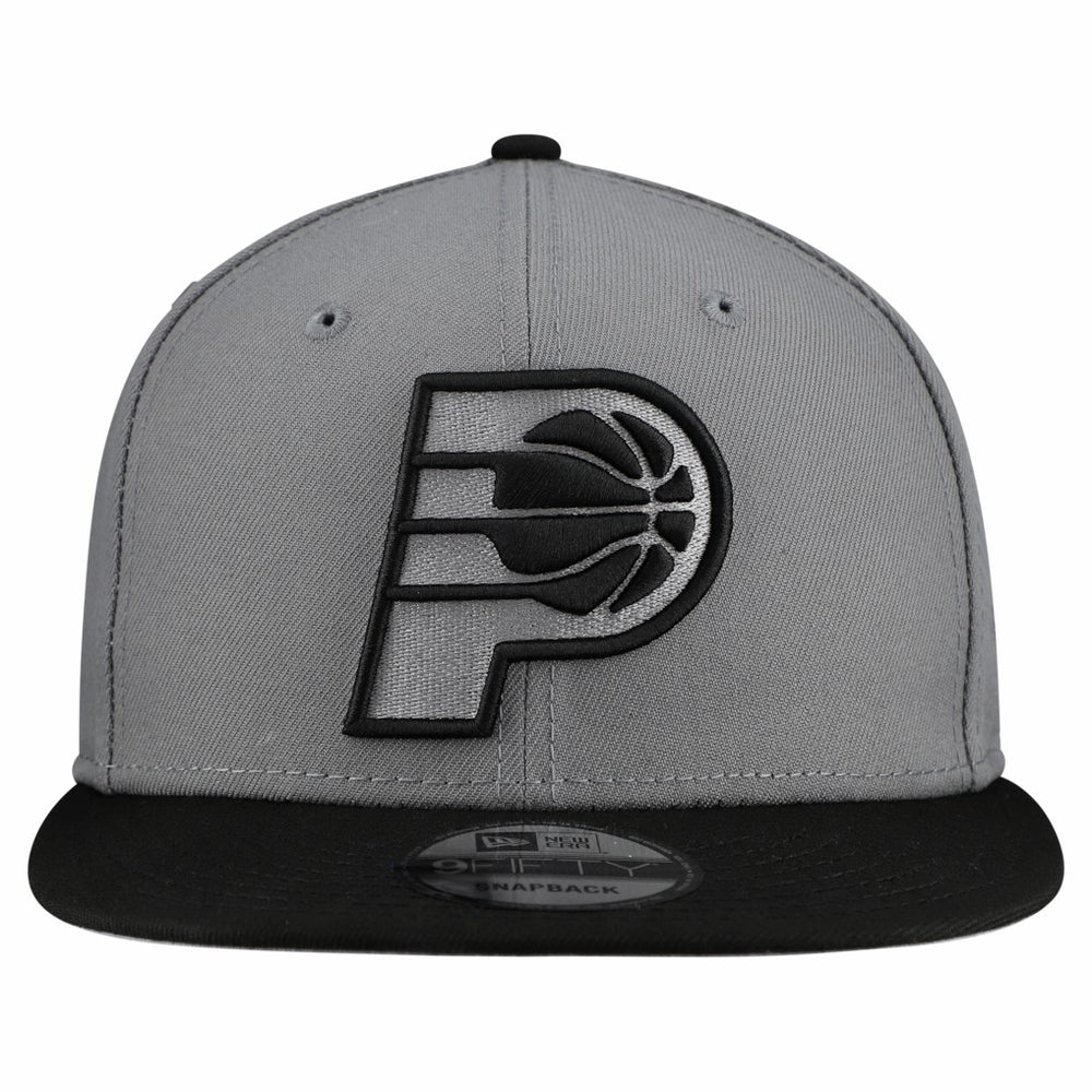 Indiana Pacers Core Logo Storm Gray Two-Tone 9FIFTY Snapback Hat - Gray outlet
