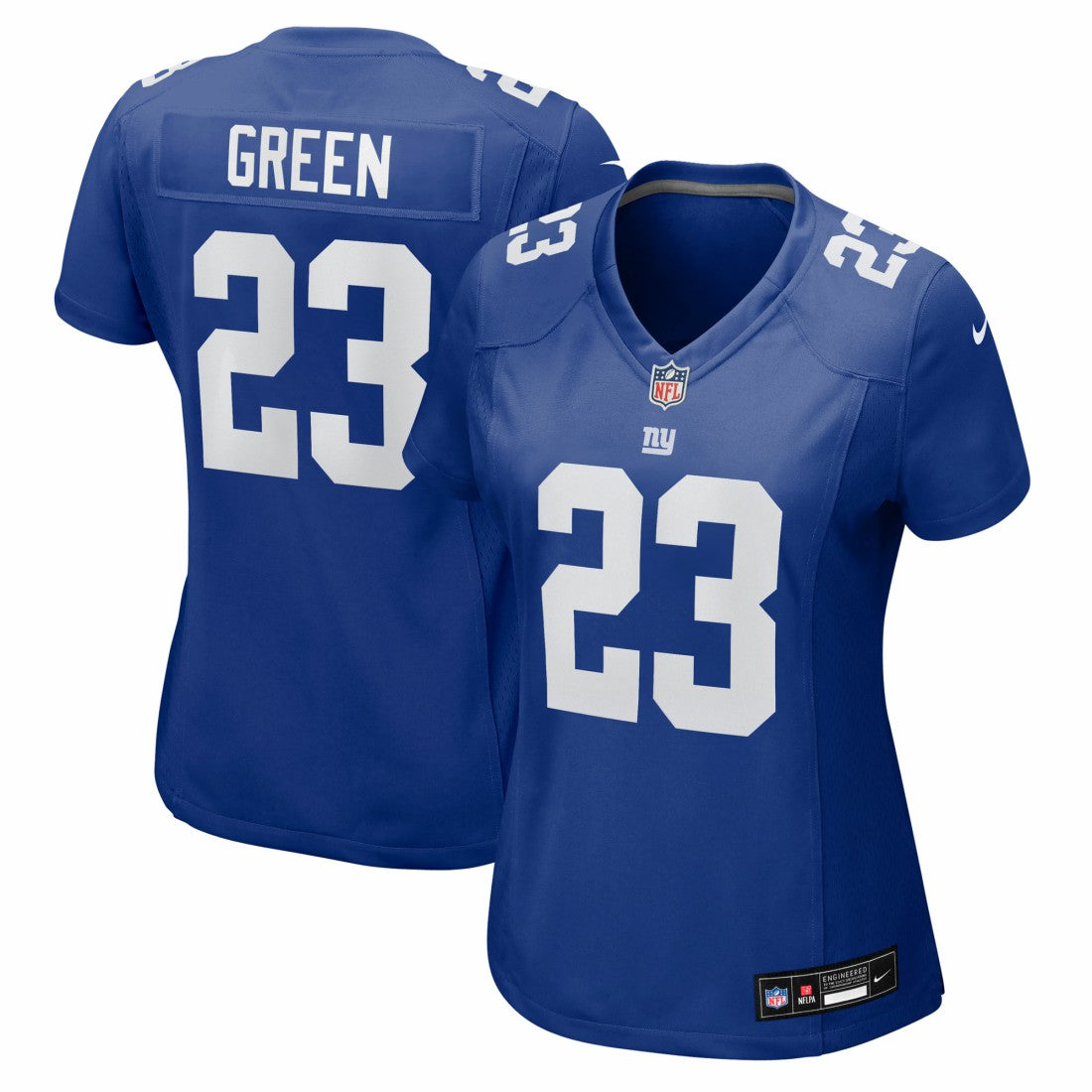 Art Green New York Giants Women's Team Game Jersey - Royal outlet