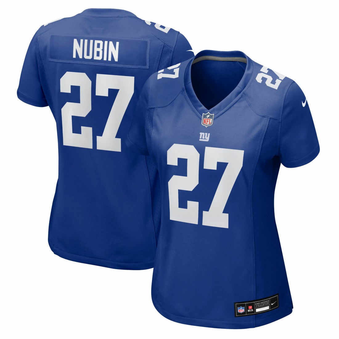 Tyler Nubin New York Giants Women's Team Game Jersey - Royal sale