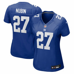Tyler Nubin New York Giants Women's Team Game Jersey - Royal sale
