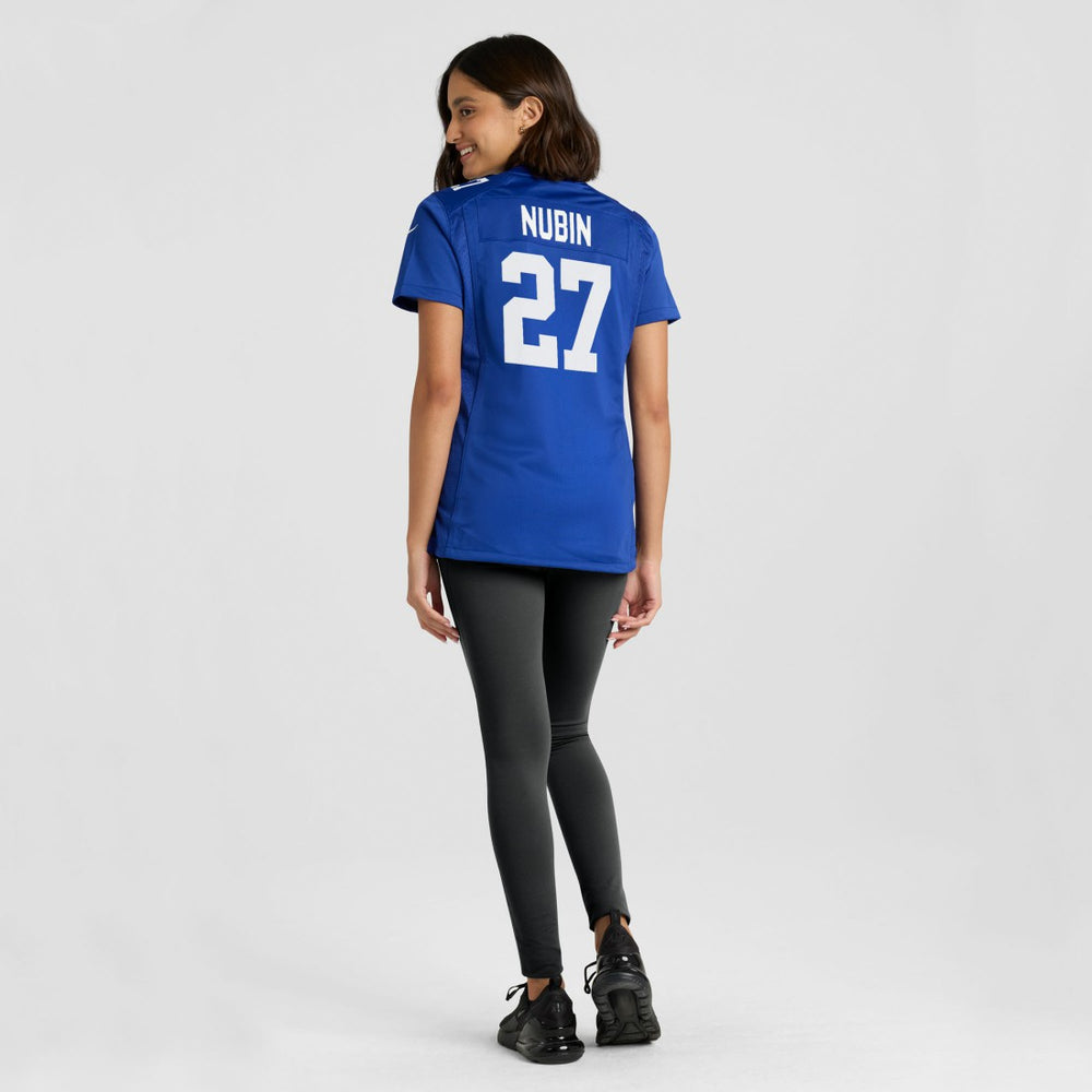 Tyler Nubin New York Giants Women's Team Game Jersey - Royal sale