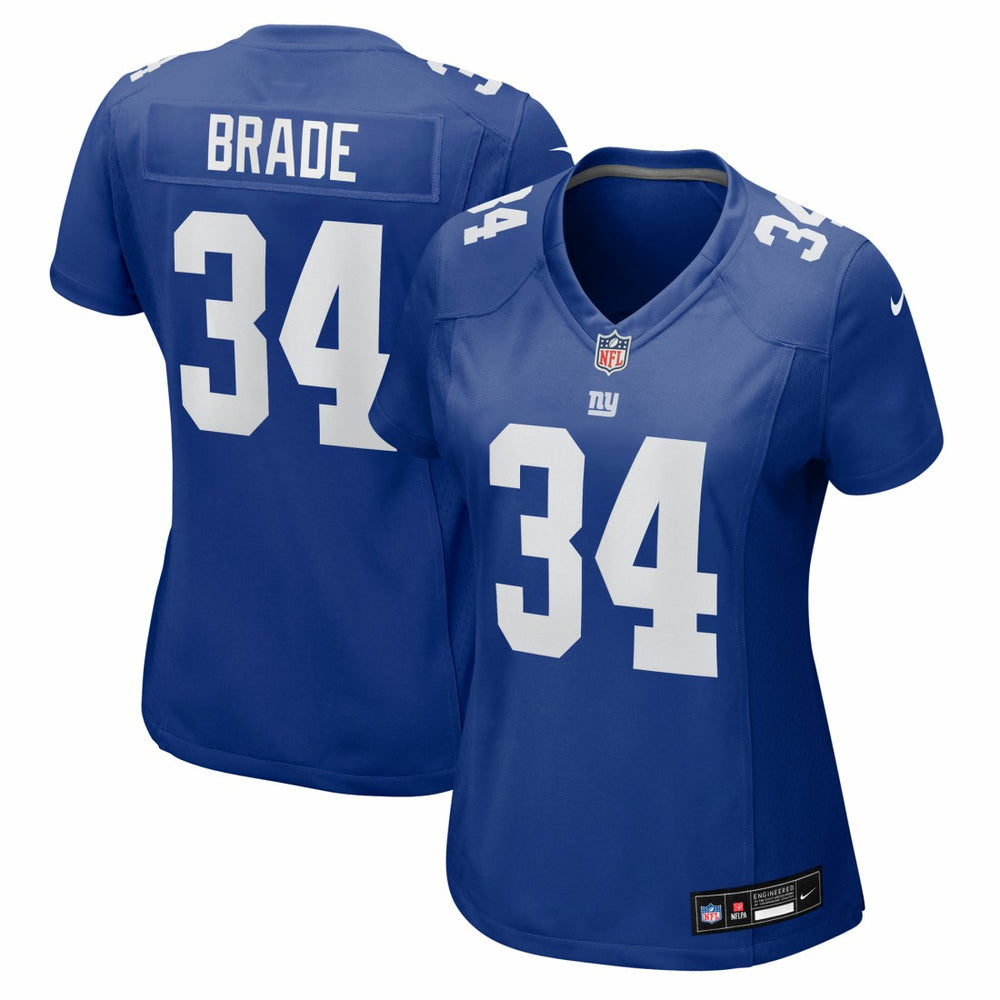 Beau Brade New York Giants Women's Team Game Jersey - Royal online