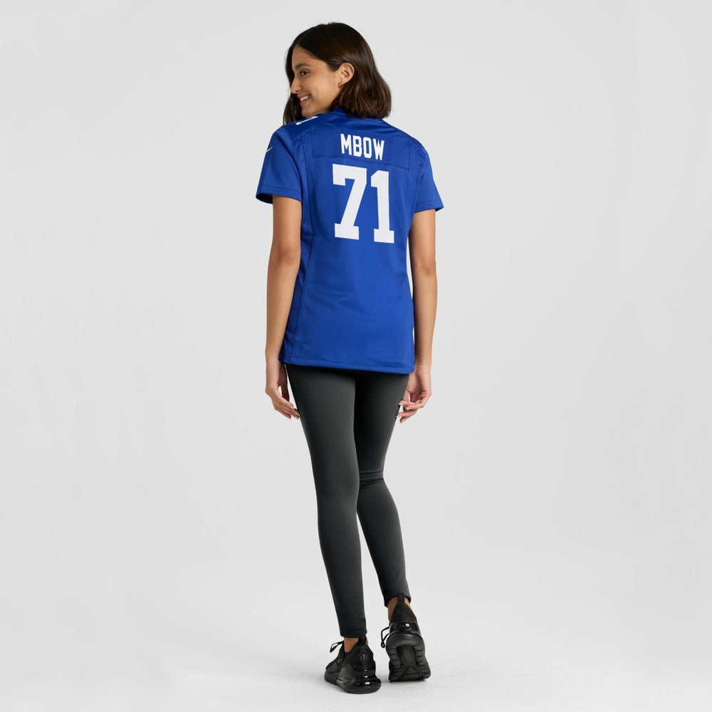 Marcus Mbow New York Giants Women's Team Game Jersey - Royal sale