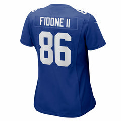 Thomas Fidone II New York Giants Women's Team Game Jersey - Royal cheap