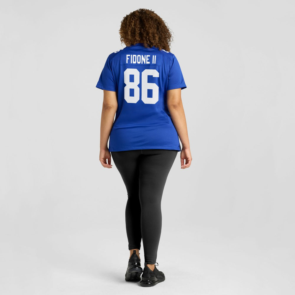 Thomas Fidone II New York Giants Women's Team Game Jersey - Royal cheap