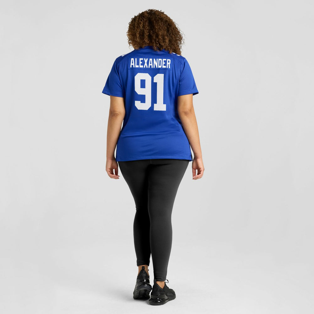 Darius Alexander New York Giants Women's Team Game Jersey - Royal online