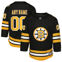 Boston Bruins Youth Home Custom Premier Jersey - Black Jerseys
