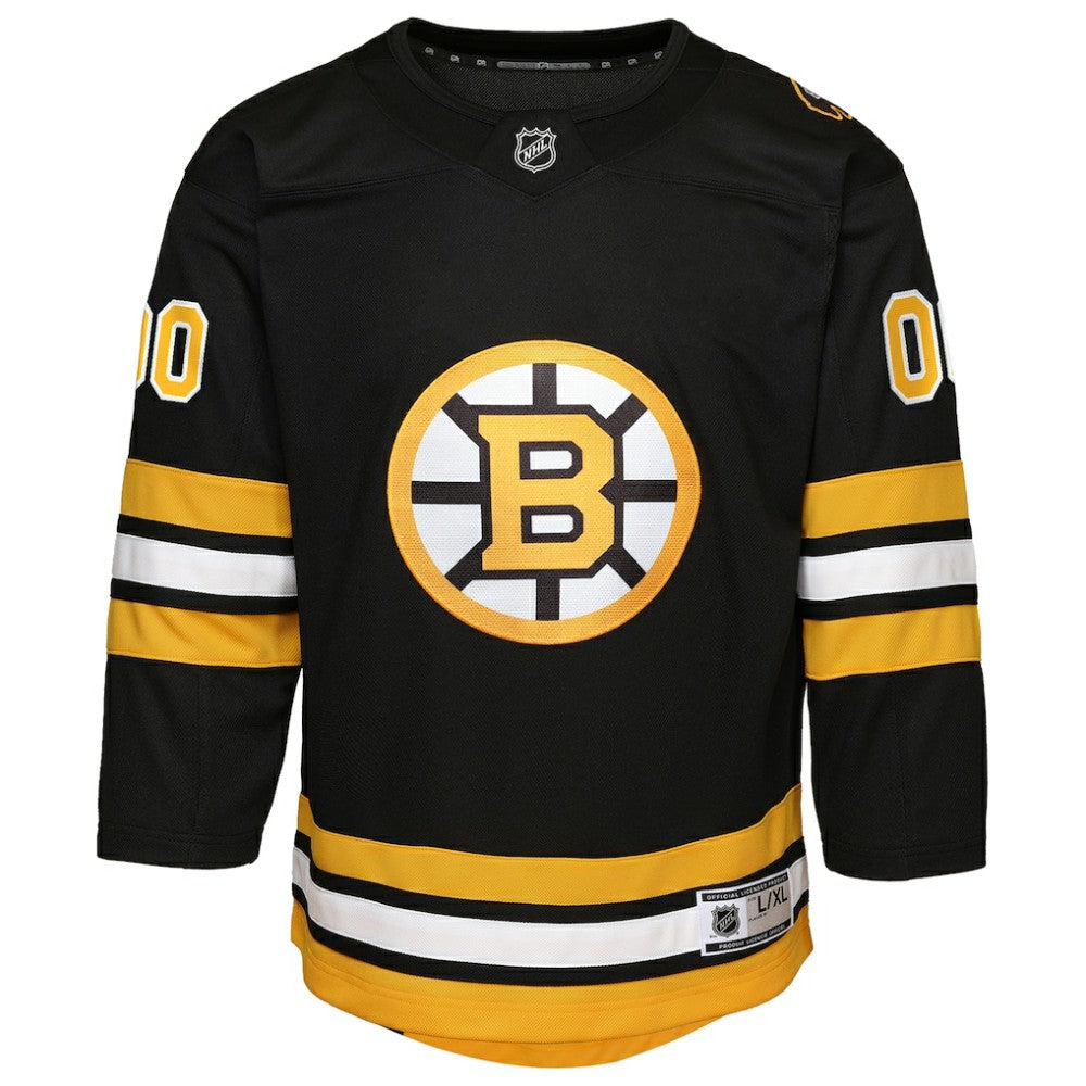 Boston Bruins Youth Home Custom Premier Jersey - Black Jerseys