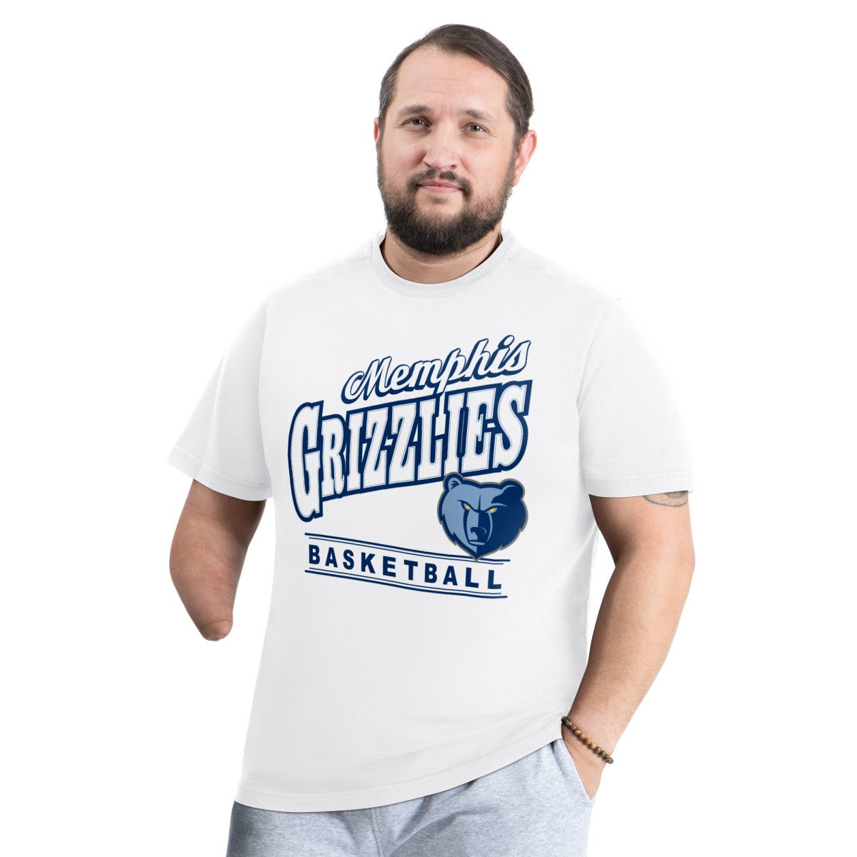 Memphis Grizzlies G-III Sports by Carl Banks Adaptive Headliner T-Shirt - White sale