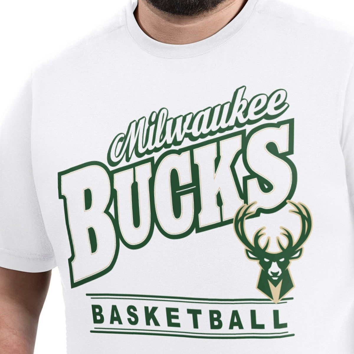 Milwaukee Bucks G-III Sports by Carl Banks Adaptive Headliner T-Shirt - White sale