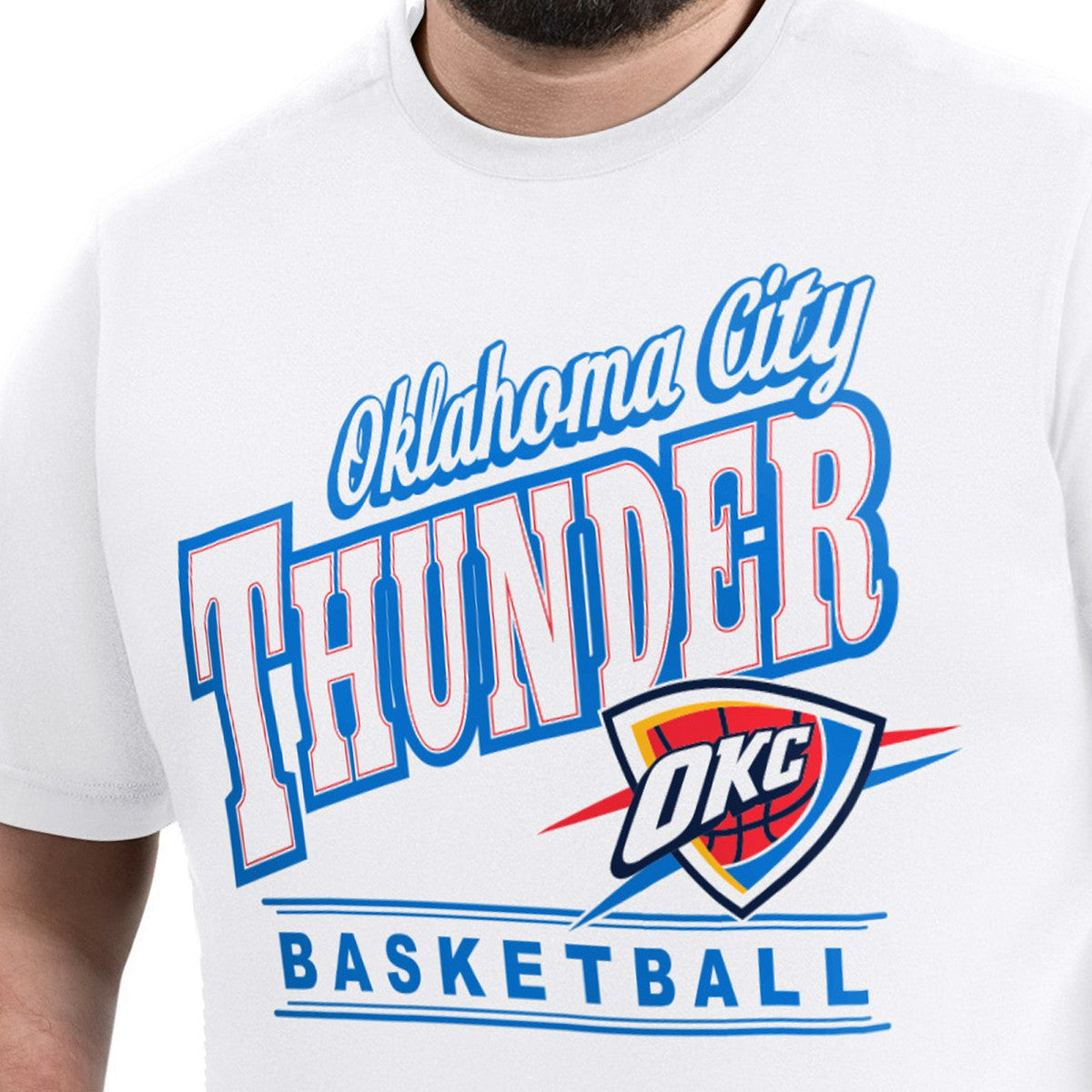 Oklahoma City Thunder G-III Sports by Carl Banks Adaptive Headliner T-Shirt - White on sale