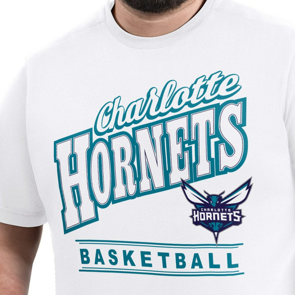 Charlotte Hornets G-III Sports by Carl Banks Adaptive Headliner T-Shirt - White online