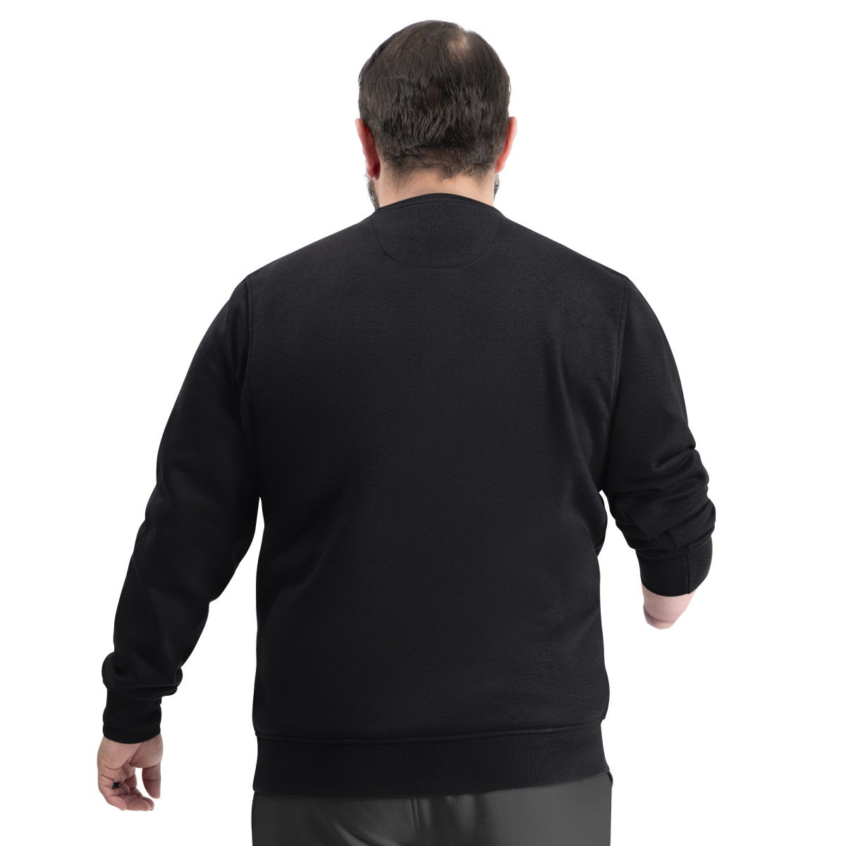 Miami Heat G-III Sports by Carl Banks Adaptive Headliner Fleece Crewneck Sweatshirt - Black on sale