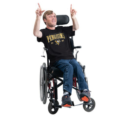 Pittsburgh Penguins G-III Sports by Carl Banks Adaptive Classic Team Graphic T-Shirt - Black T-shirts