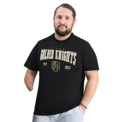 Vegas Golden Knights G-III Sports by Carl Banks Adaptive Classic Team Graphic T-Shirt - Black T-shirts
