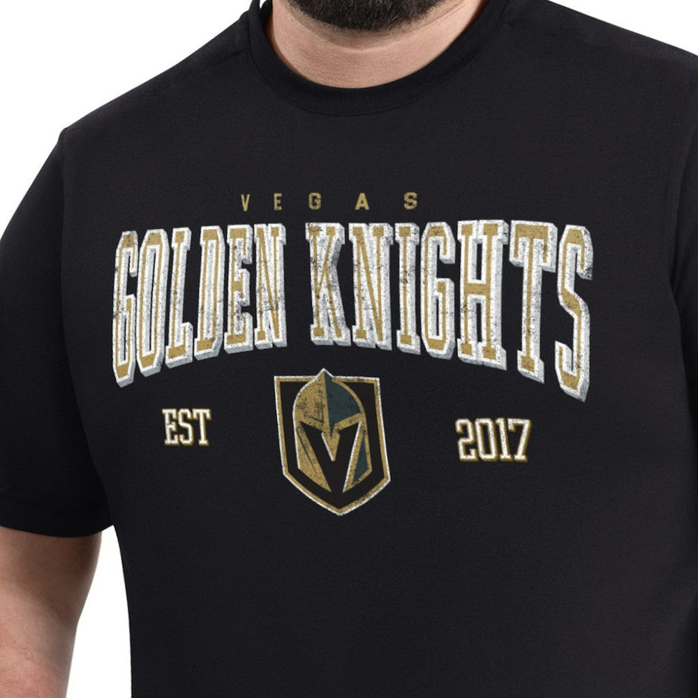 Vegas Golden Knights G-III Sports by Carl Banks Adaptive Classic Team Graphic T-Shirt - Black T-shirts
