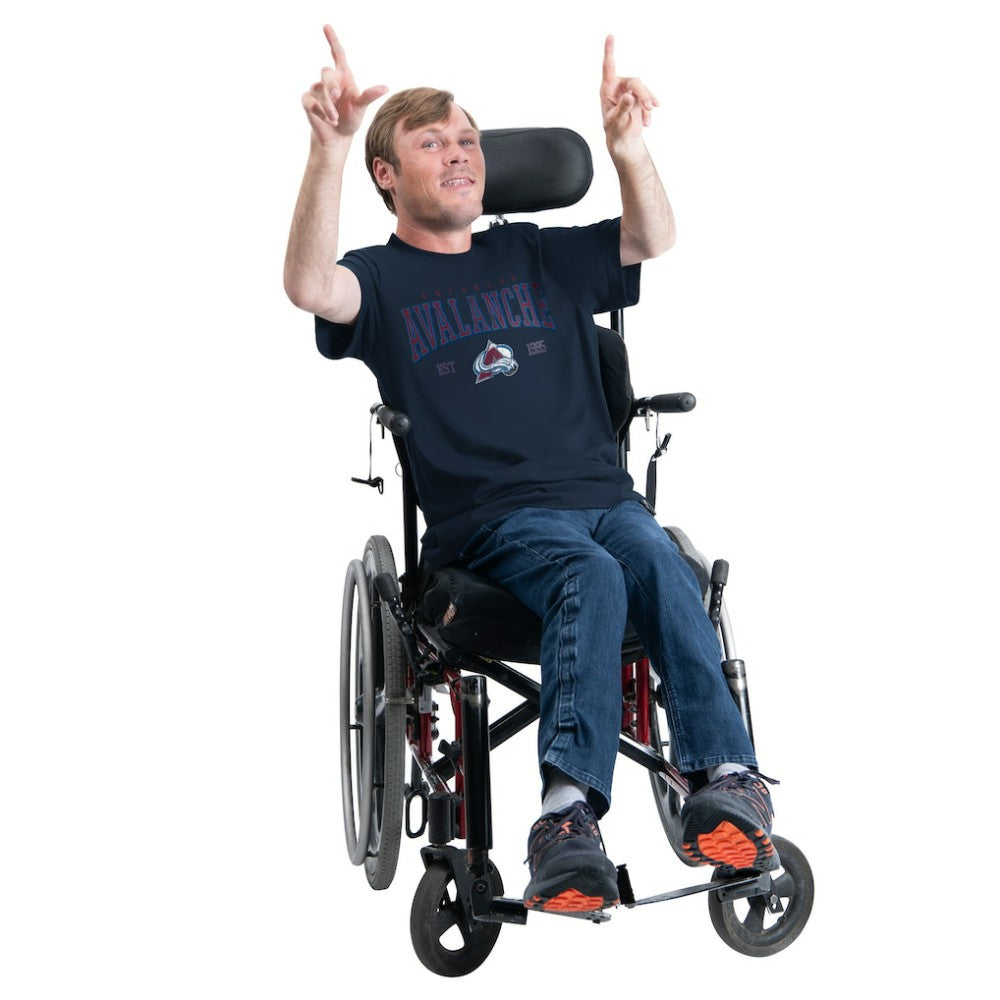 Colorado Avalanche G-III Sports by Carl Banks Adaptive Classic Team Graphic T-Shirt - Navy T-shirts