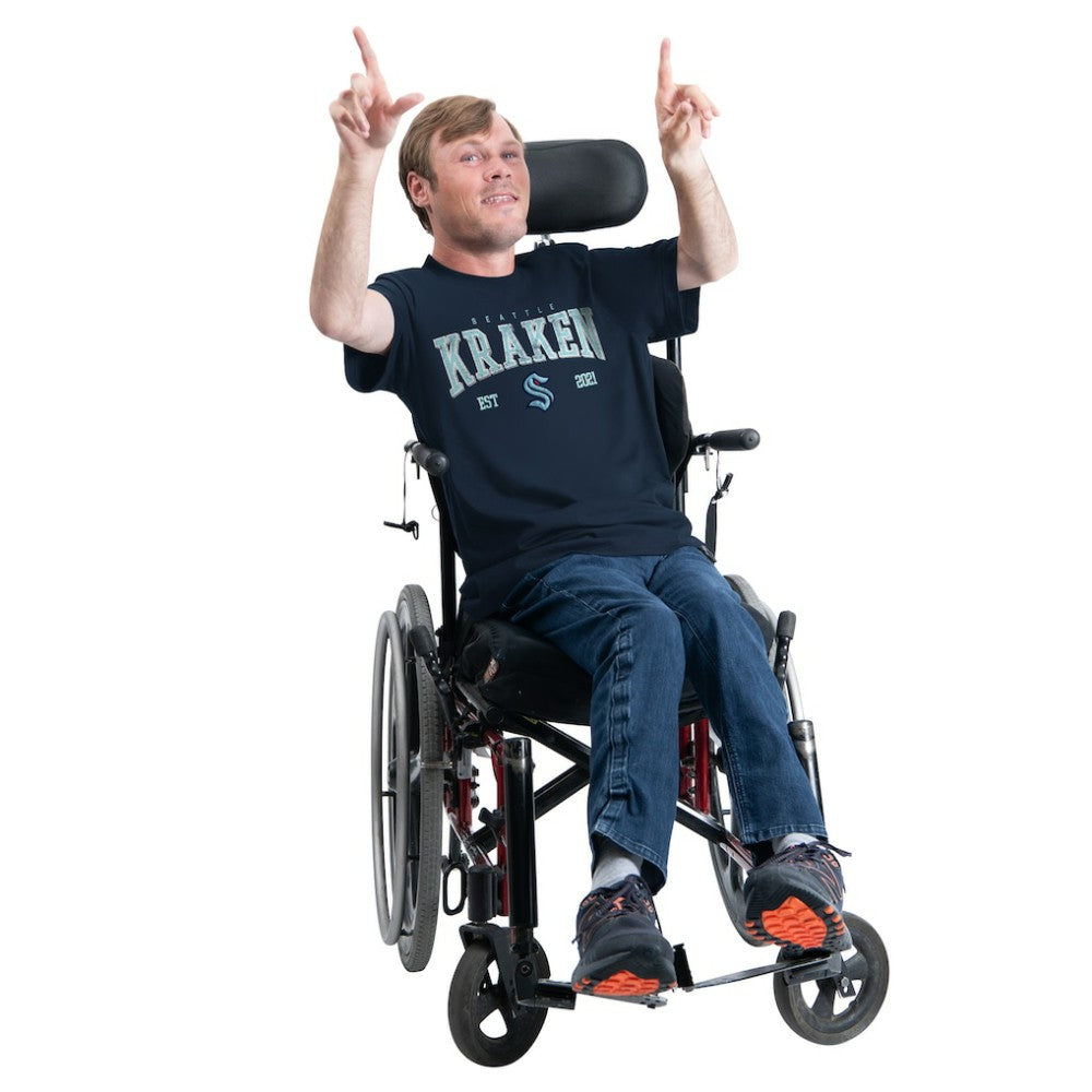 Seattle Kraken G-III Sports by Carl Banks Adaptive Classic Team Graphic T-Shirt - Navy T-shirts