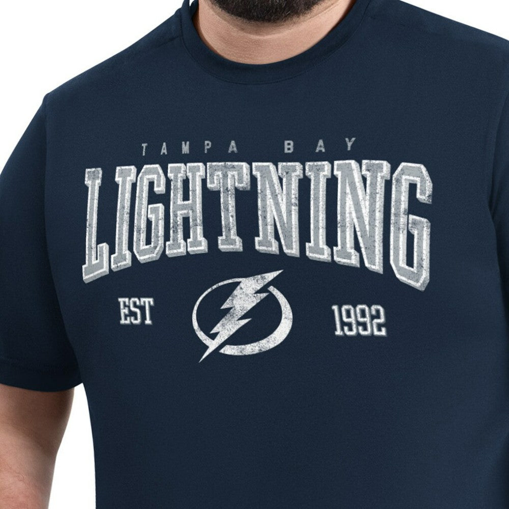 Tampa Bay Lightning G-III Sports by Carl Banks Adaptive Classic Team Graphic T-Shirt - Navy T-shirts