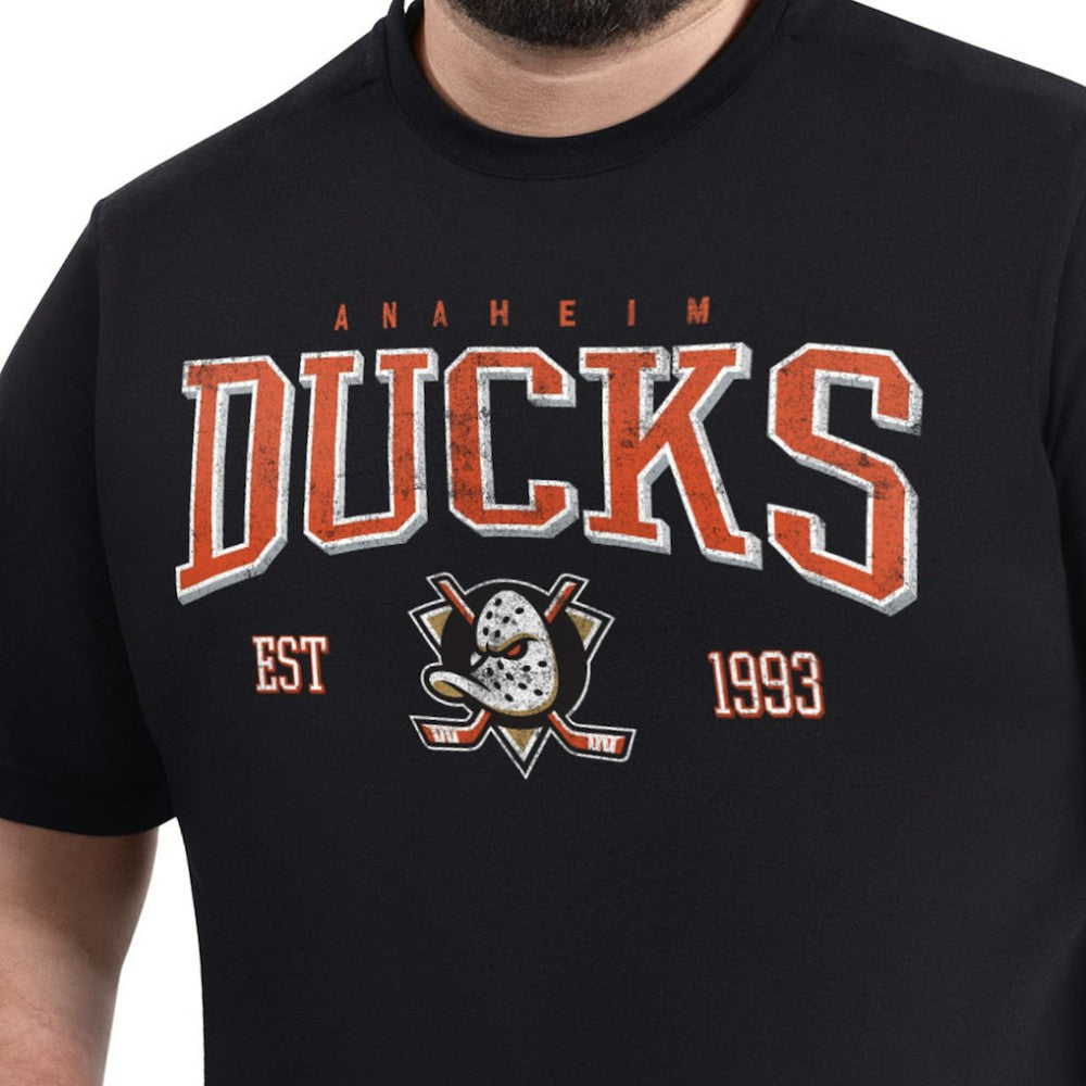 Anaheim Ducks G-III Sports by Carl Banks Adaptive Classic Team Graphic T-Shirt - Black T-shirts