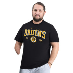 Boston Bruins G-III Sports by Carl Banks Adaptive Classic Team Graphic T-Shirt - Black T-shirts