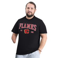 Calgary Flames G-III Sports by Carl Banks Adaptive Classic Team Graphic T-Shirt - Black T-shirts